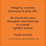 ~ INTEGRITY ~